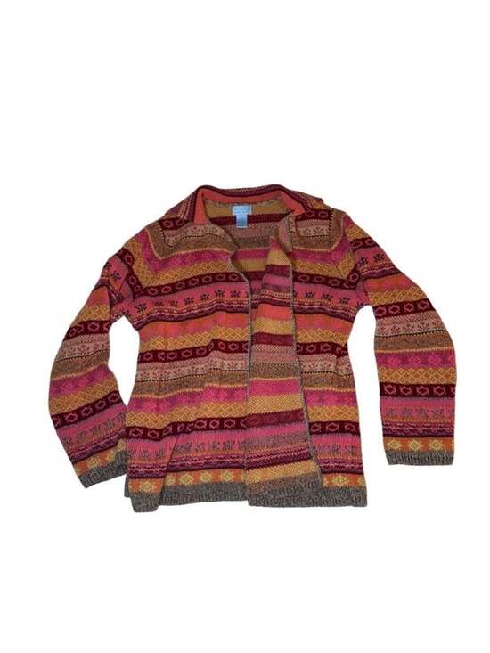 Sigrid Olsen Sweaters - Sigrid Olsen SOblue Women's Colorful Fair Isle Pattern Knit Cardigan Sweater Siz